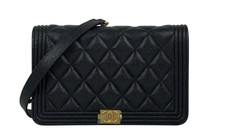 Chanel Black Caviar Leather