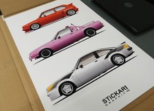 Opel Manta Poster Manta der Film Kunstdruck Golf 1 und Manta B DIN A2 42 x 60cm