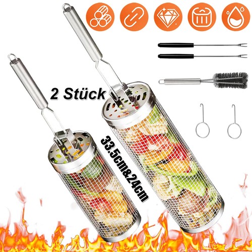 Stück grillrolle edelstahl - stück,