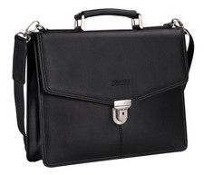 LEONHARD HEYDEN Hannover Briefcase 1 Compartment Aktentasche Black