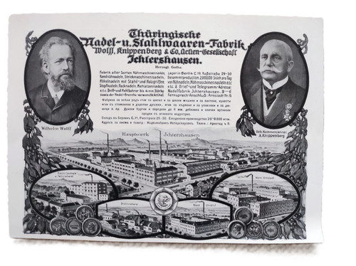 Postkarte werbeblatt - ,