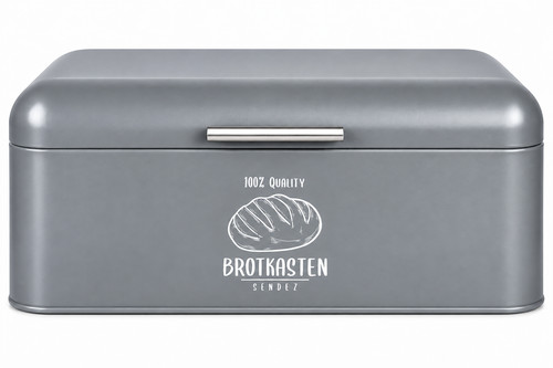 Großer brotkasten aus metall - großer,