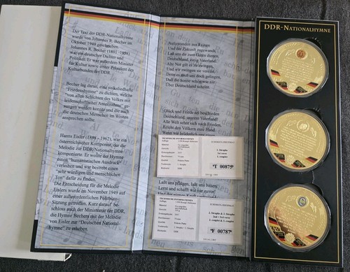 Ddr medaillen set - medaillen-set, in