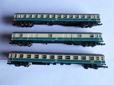 Spur N , 3  DB Schnellzugwagen, sehr gut, wie neu !