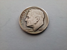 USA One Dime 1950 900er Silber