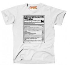 T-Shirt Unisex DOSIS WESTIE Lebensergänzungsmittel Männer Hund Hundemotiv