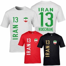 FanShirt IRAN Trikot Kinder Druck Nummer Name Jersey WM FanShirts4u