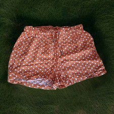 Kurze Hose Stoffhose Orange