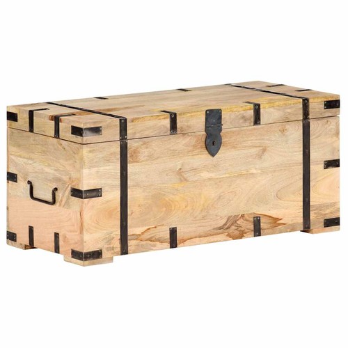 Mangoholz massiv truhe - massiv,