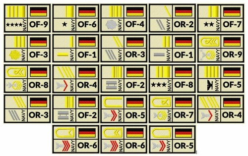 Rangabzeichen quer marine - rangabzeichen, quer,