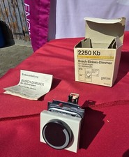 2250 KbBusch-Dimmer für Verteilungen für Glühlampen, Klassiker, Grau, 60-500W