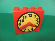 Lego Duplo Uhr rot bewegliche