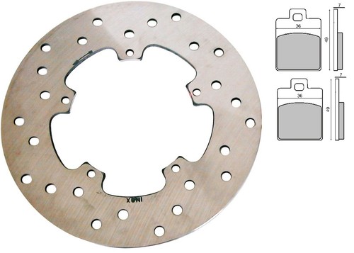Bremsscheibe vorne belagsatz - vorne, /