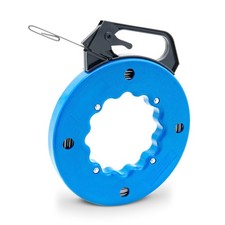 Zugdraht m. Griff + Bremse Einzieh Durchzieh Durchzug Kabeleinziehhilfe 15 m