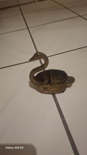 Messing aschenbecher schwan - messing,