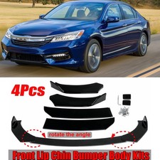 Schwarz Front Spoiler Lippe Stoßstange Schwarz Glanz passend Body Kits Universal