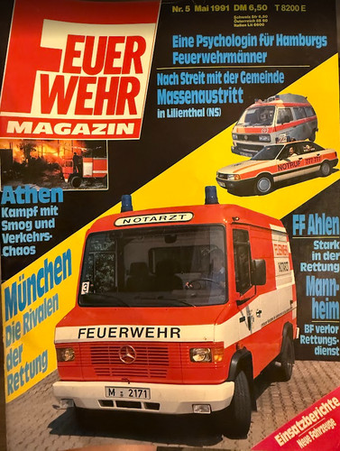 Feuerwehr magazin mai 1991 - feuerwehr,