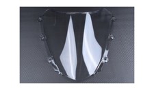 Klar Windschild +Carbon Weiss