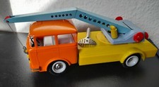 DDR Spielzeug / Blechspielzeug MSB - MSW Skoda LKW Kranwagen / Kran Rarität 