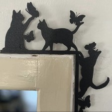Katzen deko türrahmen katze - deko,
