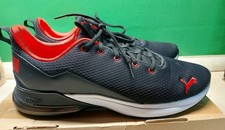 PUMA Herrenschuhe Laufschuhe Sneaker Gr. 46 Schwarz Rot 