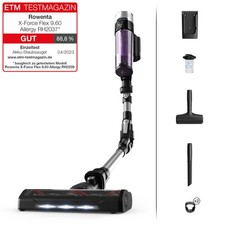 Rowenta RH2037 X-Force Flex 9.60 Allergy Akku Handstaubsauger Stiel Staubsauger