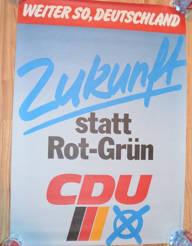 Cdu wahlplakate set - cdu, wahlplakate-set