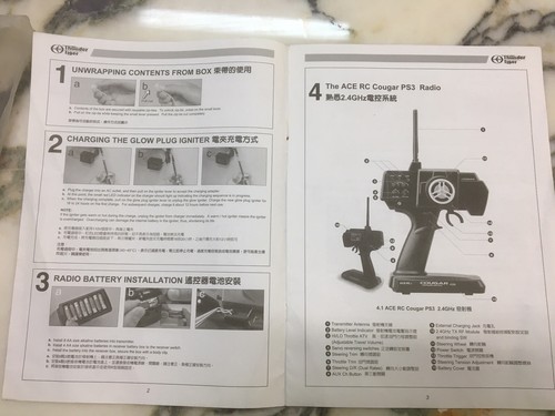 Ace thunder tiger 8 - rc, 1/8