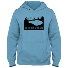 Kinder Hoody Hoodie WIE DER  VATER SO DER SOHN Angeln Fischen Spaß Lustig Funny