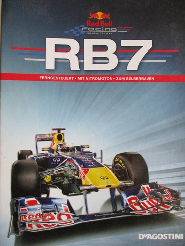 Rb7 deagostini red bull kyosho - red,
