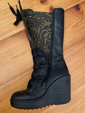 Stiefel Leder Fly London 39 NP 250€ schwarz 