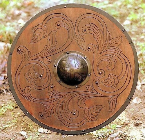 Zoll mittelalter rundschild - mittelalter,