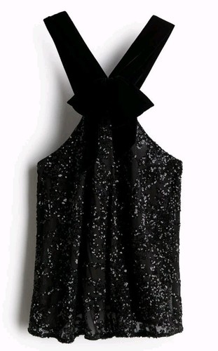 Pailletten top mit - h&m, pailletten-top
