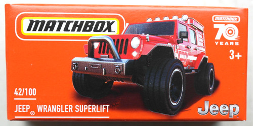 Matchbox power grabs jeep - power,