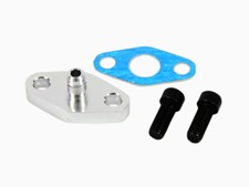 T3/T4 Garrett Turbolader Ölzulauf Flansch T3/T4  Anschluss Ölrestriktor VR6 R32