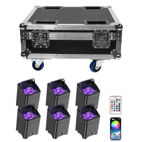 6x108w wiederaufladbares led - 6,