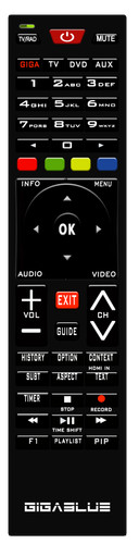 Gigablue remotecontrol - remotecontrol, v2