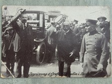 AK POSTKARTE FOTO GRAF ZEPPELIN BERLIN AUTO OLDTIMER