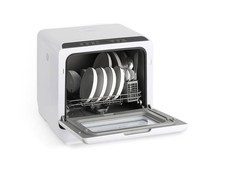 SWISS PRO+ Mini Geschirrspüler Spülmaschine Tischgeschirrspüler Freistehender