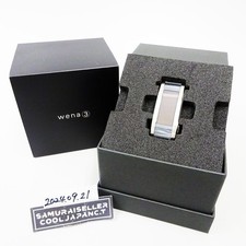 SONY Wena Wrist Pro WB-11A/S Premium Silber Hybrid Smart Watch Japan NEU