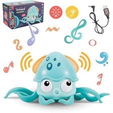 Krabbelnder Oktopus Spielzeug Babyspielzeug Krabbelspielzeug Mit Musik & Licht