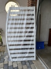 Zaunelemente, WPC, weiß, 5 Stück, Originalverpackung, unbenutzt,