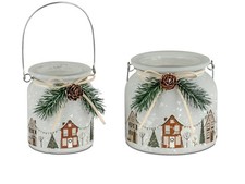 Formano Windlicht "Winterdorf"