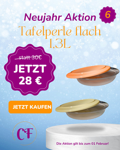 Tupperware tafelperle flach - tupperware,