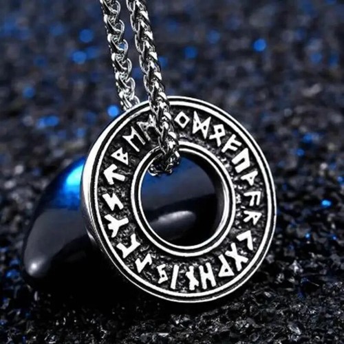 Halskette ring rune - ring,