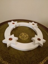 Holzkranz Adventskranz