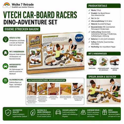 Vtech car board racers - car-board,