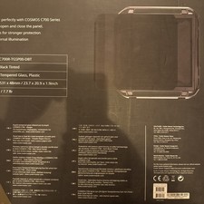 COOLERMASTER MCA-C700R-TGSP00-DBT - Dual Curved Tempered Glass Side Panel Cosmos