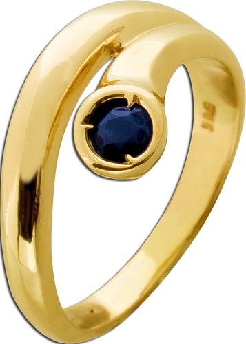 Saphirring gold 585 - saphirring, karat