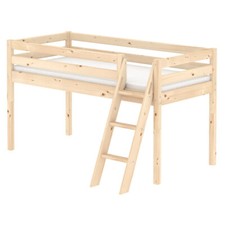 Flexa Classic Spielbett 90x200 Schrägleiter in Kiefer lackiert